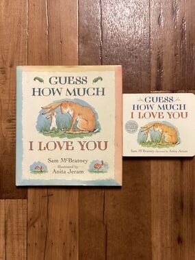 Two Guess How Much I Love You Books- Big One Is First Edition